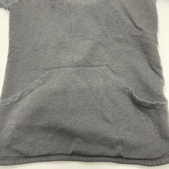 Columbia Sweater Women Size S Gray Sweatshirt Pullover Cowl Neck Kangaroo Pocket - Picture 6 of 7